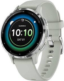GARMIN Venu 3S Smartwatch salbeigrau, silber