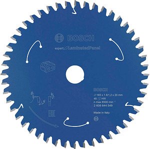 Thumbnail - BOSCH EXPERT for Laminated Panel Kreissägeblatt 165,0 mm, 48 Zähne, 1 St.