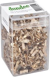 300 dundee Musterbeutelklammern Flachkopf