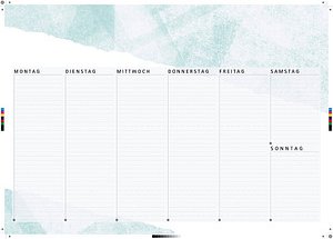 Schreibtischunterlage grün Papier 60,0 x 42,0 cm, 40 Blatt