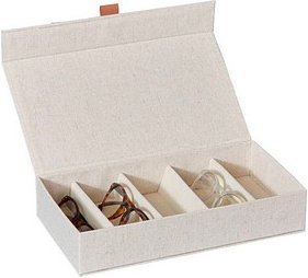 LOVE !T STORE !T Premium Brillenbox beige 30,0 x 17,0 x 6,0 cm