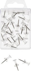 20 WEDO Pinnnadeln Diabolo transparent