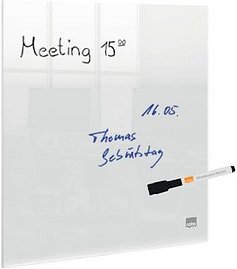 Thumbnail - nobo Acrylglas-Schreibtafel Wand-oder Desktop 30,0 x 30,0 cm transparent