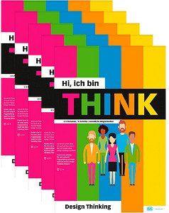 Thumbnail - PLAYROOM Flipchart-Arbeitsblöcke Think Flip DE Workshopvorlage 65,0 x 97,0 cm, 14 Blatt (80 g/qm), 5 Blöcke