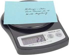 MAUL Briefwaage MAULalpha schwarz für max. 0,5 kg