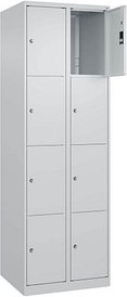 CP Schließfachschrank Classic Plus lichtgrau 080000-204 S10008, 8 Schließfächer 60,0 x 50,0 x 185,0 cm