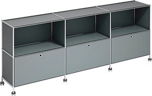 viasit Sideboard System4, 136236 anthrazit 230,1 x 42,6 x 86,7 cm, 1 St.