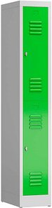 ClassiX Spind gelbgrün, lichtgrau X-520215, 2 Schließfächer 31,0 x 50,0 x 180,0 cm