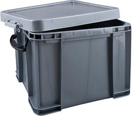 Really Useful Box Aufbewahrungsbox 35,0 l silber 48,0 x 39,0 x 31,0 cm, 1 St.