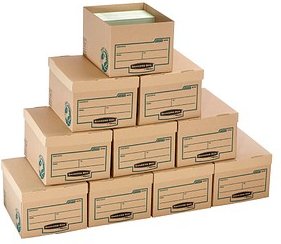 Bankers Box Archivboxen Bankers Box® Earth Series Budget Box braun 32,6 x 39,6 x 25,7 cm, 10 St.