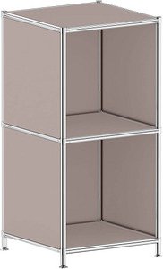 viasit Aktenregal System4 taupe 40,4 x 40,4 x 80,7 cm, 1 St.