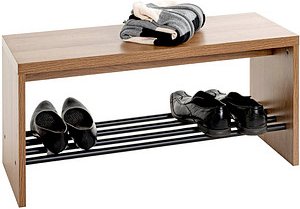 Thumbnail - HAKU Möbel Schuhbank 37149 eiche-dunkel Holz 80,0 cm