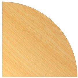 HAMMERBACHER Verbindungsplatte VXBE91 buche, silber dreieckig 80,0 x 80,0 x 2,5 cm