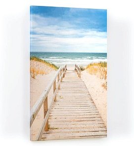 ALLboards Magnettafel CANVASboards 90,0 x 60,0 cm Weg zum Strand