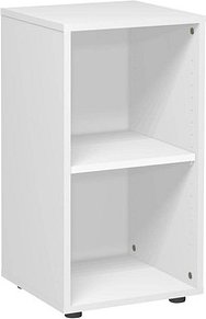 geramöbel Aktenregal weiß 40,0 x 40,0 x 75,2 cm, 1 St.