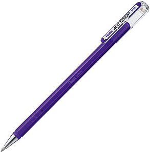 Pentel Mattehop Gelschreiber violett 0,5 mm, Schreibfarbe: lila, 1 St.