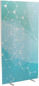 PAPERFLOW Trennwand easyScreen Business, 62193 bunt 94,0 x 173,4 cm, 1 St.