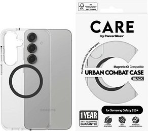 CARE by PanzerGlass® URBAN COMBAT Handy-Cover für SAMSUNG Galaxy S25+ transparent