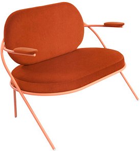 Thumbnail - meet powered by PAPERFLOW 2-Sitzer Sofa SATURNE rost rosa Kunstleder, 1 St.