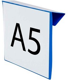 Thumbnail - EICHNER Sichttaschen DIN A5 quer blau glatt, 50 St.