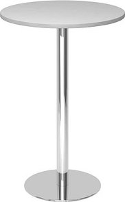 HAMMERBACHER Stehtisch lichtgrau 80,0 x 80,0 x 111,6 cm