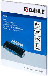 Thumbnail - DAHLE Laminierfolien glänzend für A4 80 micron, 100 St.