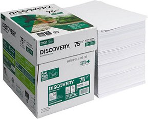 DISCOVERY Kopierpapier DISCOVERY DIN A4 75 g/qm 2.500 Blatt Maxi-Box