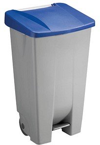 Thumbnail - helit Mülleimer 120,0 l grau, blau, 1 St.