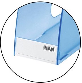 HAN Beschriftungsschilder mit Clip transparent, 10 St.