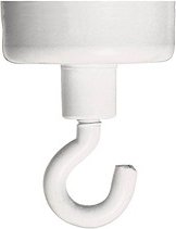 FRANKEN Magnethaken weiß, Metall Ø 37,0 mm, 1 St.