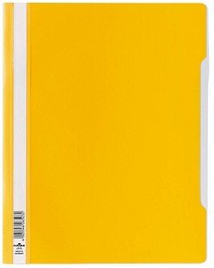 50 DURABLE Schnellhefter Kunststoff gelb DIN A4 überbreit