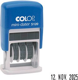 COLOP Datumstempel Mini-Dater S 120 selbstfärbend schwarz, 1 St.