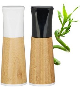 Thumbnail - relaxdays Salz- und Pfeffermühlen-Set braun 17,0 cm 2-tlg., 2 St.