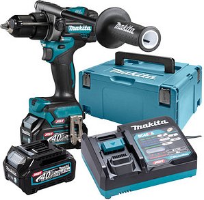 makita HP001GD201 Akku-Schlagbohrschrauber-Set 40,0 V max., mit 2 Akkus