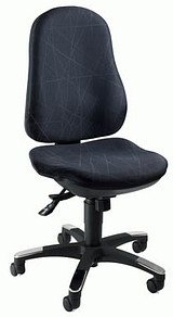 Thumbnail - Topstar Bürostuhl Trend SY 10, 9020HF0 Stoff schwarz, Gestell schwarz