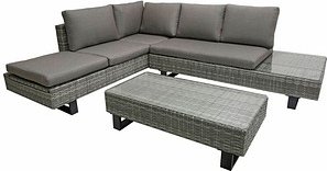 Thumbnail - Garden Pleasure Loungegruppe CADIZ, grau Kunststoff, Metall, 11-teilig