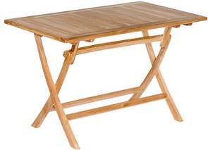 Thumbnail - Sunny Smart® Gartentisch Perth teakfarben rechteckig 120,0 x 70,0 x 75,0 cm