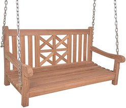 Garden Pleasure Hängebank MADURA 940283 braun Holz 120,0 cm