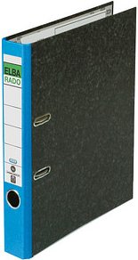 ELBA rado Wolkenmarmor Ordner blau marmoriert Karton 5,0 cm DIN A4, 1 St.