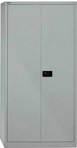 BISLEY Metallschrank Universal E782A04355 silber 4 Fachböden 91,4 x 40,0 x 195,0 cm, aufgebaut, 1 St.