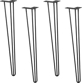 Thumbnail - 4 WAGNER® design yourself HAIRPIN ST 8271 Tischbeine schwarz