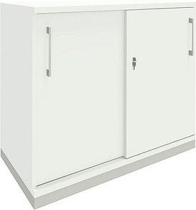 Thumbnail - fm Schiebetürenschrank Oldenburg, 4260672331116 weiß 1 Fachboden 100,0 x 44,2 x 78,1 cm