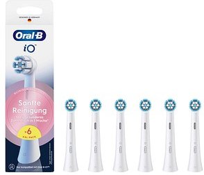 6 Oral-B iO Sanfte Reinigung Zahnbürstenaufsätze