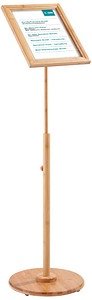 SPRINTIS Infoständer BAMBOO Holz DIN A4
