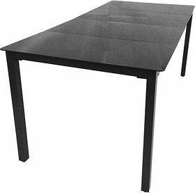 VCM my garden Gartentisch schwarz rechteckig 190,0 x 90,0 x 73,0 cm