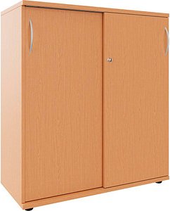 fm Schiebetürenschrank, 4260761570570 buche 2 Fachböden 100,0 x 44,2 x 111,5 cm