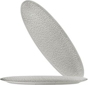 Seltmann Weiden Teller Nori Coup grau, silber 44,3 x 14,4 cm, 2 St.