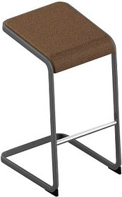 Thumbnail - Quadrifoglio Hocker C-STOOL OCSTOA01/3C2J braun, 1 St.
