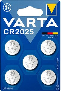 Thumbnail - 5 VARTA Knopfzellen CR2025 3,0 V