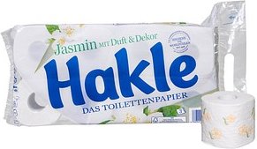 Hakle Toilettenpapier Jasmin 3-lagig, 8 Rollen